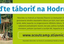 Poďte táboriť na Hodrušu: Posledné voľné termíny na leto 2017