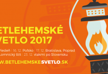 Harmonogram cesty Betlehemského svetla 2017