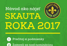 5 krokov, ako na SKAUTA ROKA