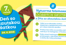 24. apríla urobia skauti svojími dobrými skutkami svet krajším #densosatkou