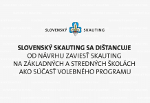 Slovenský skauting sa dištancuje od návrhu zaviesť skauting na základných a stredných školách ako súčasť volebného programu