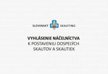 Vyhlásenie Náčelníctva Slovenského skautingu k postaveniu dospelých skautov a skautiek