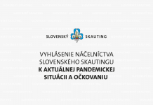 Vyhlásenie Náčelníctva Slovenského skautingu k aktuálnej pandemickej situácii a očkovaniu